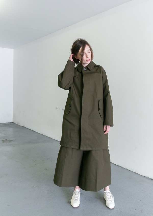 NEHERA CARLUS COAT - KHAKI NEHERA CARLUS COAT - KHAKI