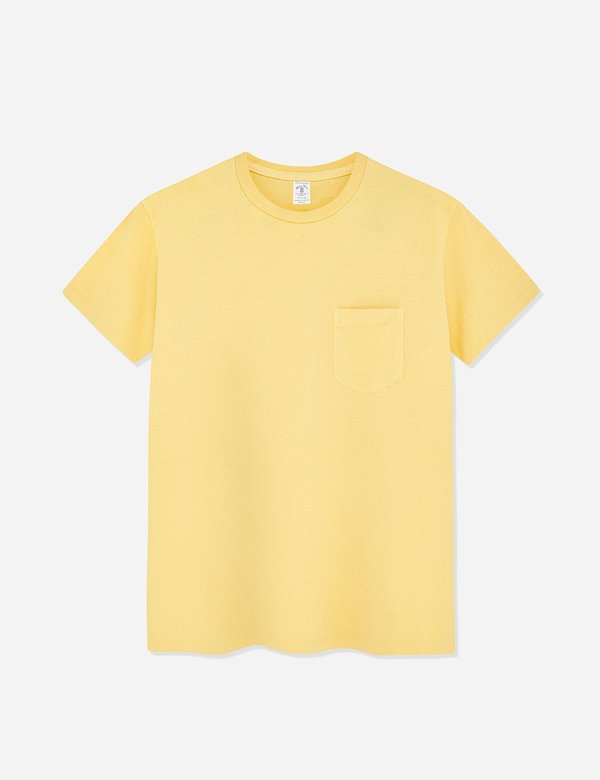 Velva Sheen Pigment Dyed T-shirt Pocket - Yellow Velva Sheen Pigment Dyed T-shirt Pocket - Yellow