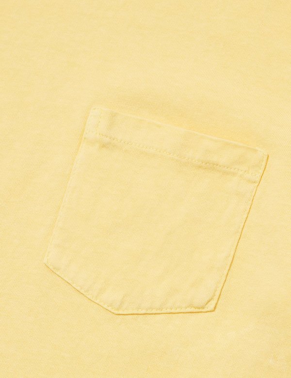 Velva Sheen Pigment Dyed T-shirt Pocket - Yellow Velva Sheen Pigment Dyed T-shirt Pocket - Yellow