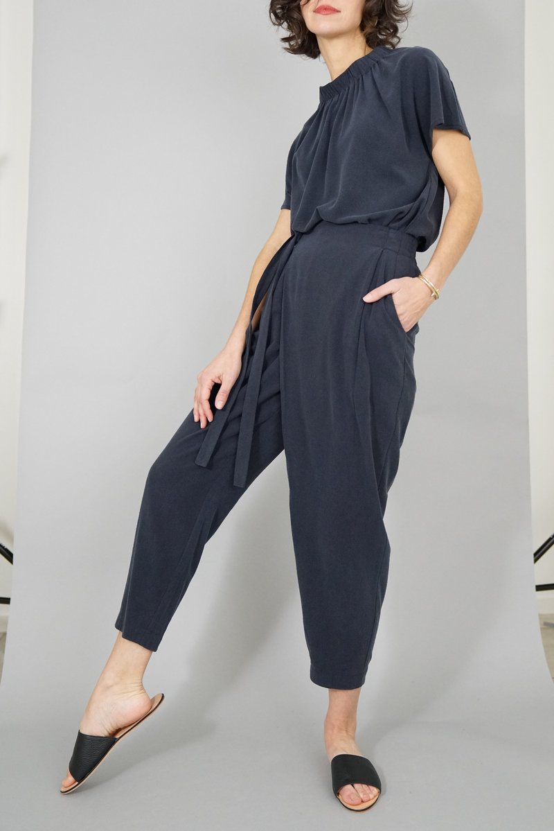 7115 by Szeki Raw Silk Sarong Pants | Garmentory