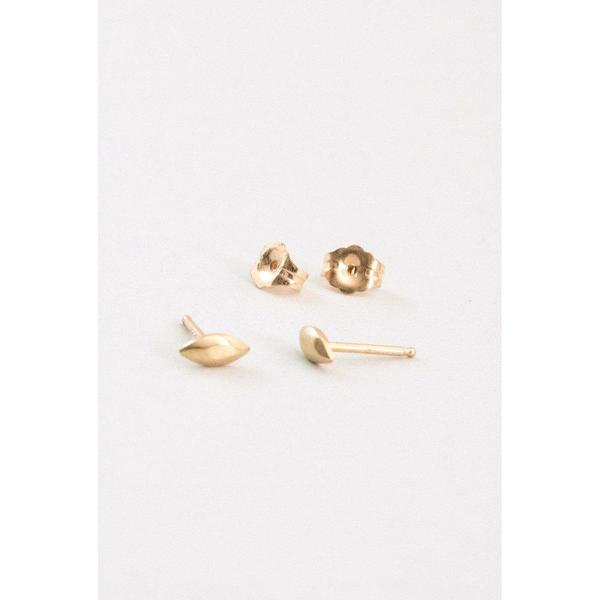 Marisa Mason Seed Stud Earrings - 14k Gold Marisa Mason Seed Stud Earrings - 14k Gold