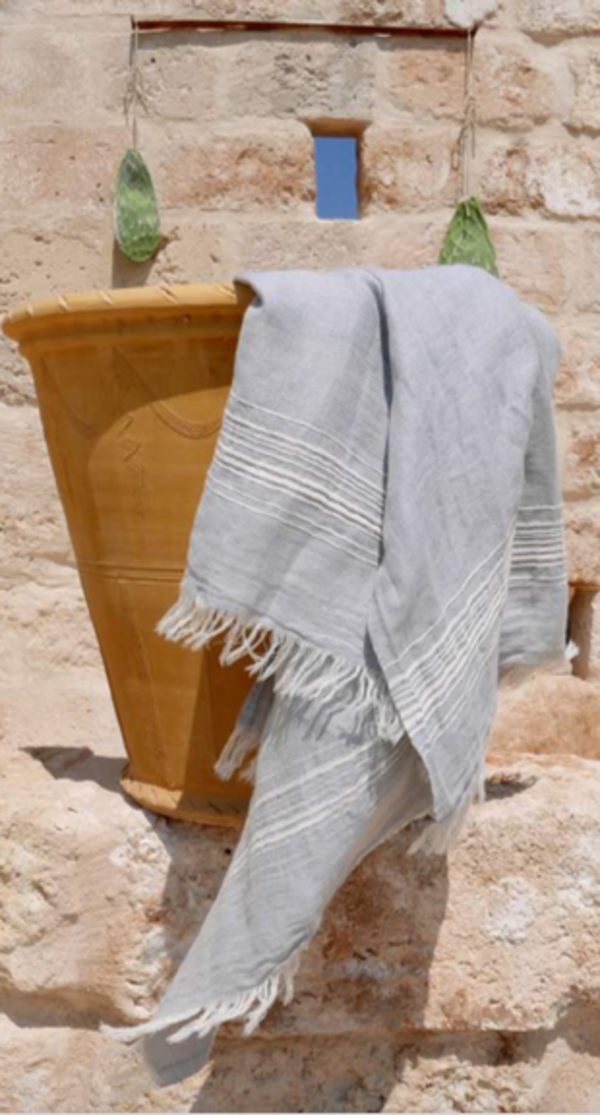 Thalassa Home Hera Towel/Wrap - Pale Grey Thalassa Home Hera Towel/Wrap - Pale Grey