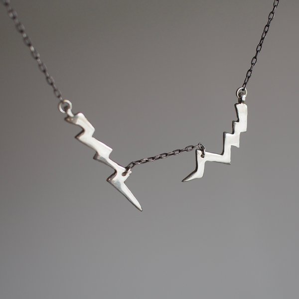Allison Bartline Volt Necklace - Sterling silver Allison Bartline Volt Necklace - Sterling silver
