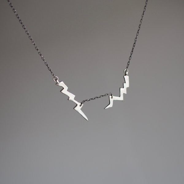 Allison Bartline Volt Necklace - Sterling silver Allison Bartline Volt Necklace - Sterling silver