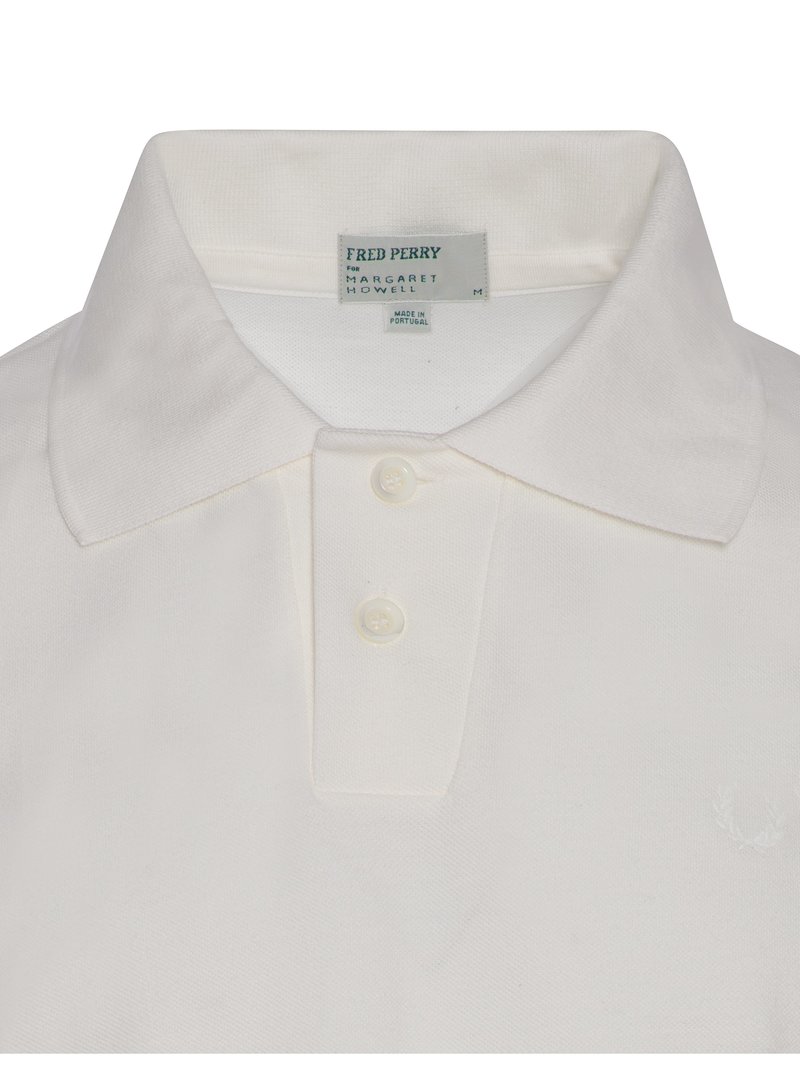 Fred Perry x Margaret Howell Pique Shirt - Soft White | Garmentory