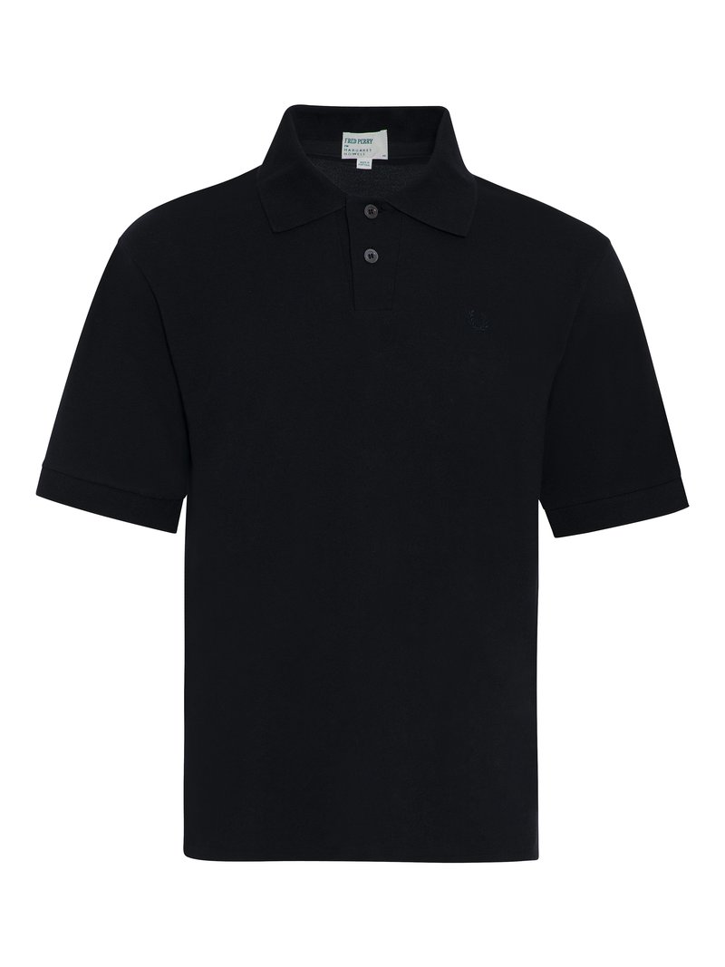 Fred Perry x Margaret Howell Pique Shirt - Black | Garmentory