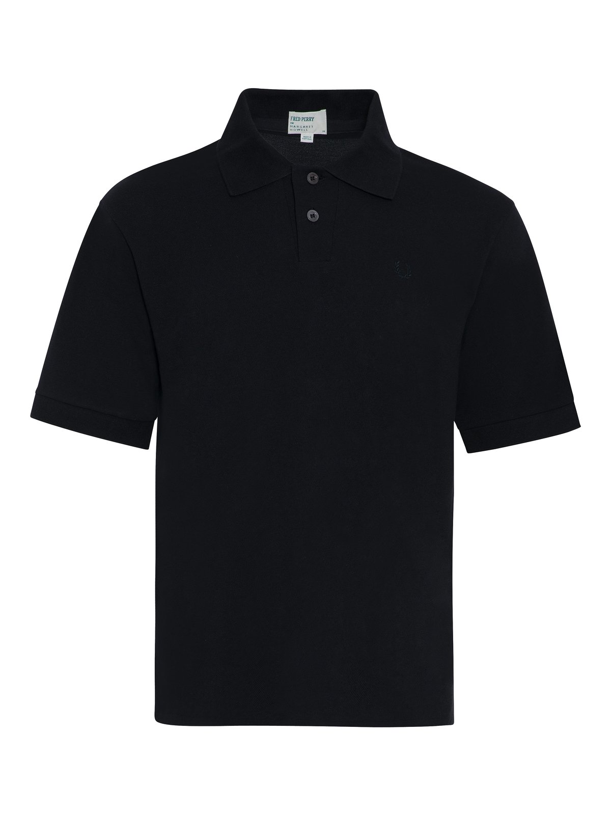 Fred Perry x Margaret Howell Pique Shirt - Black | Garmentory