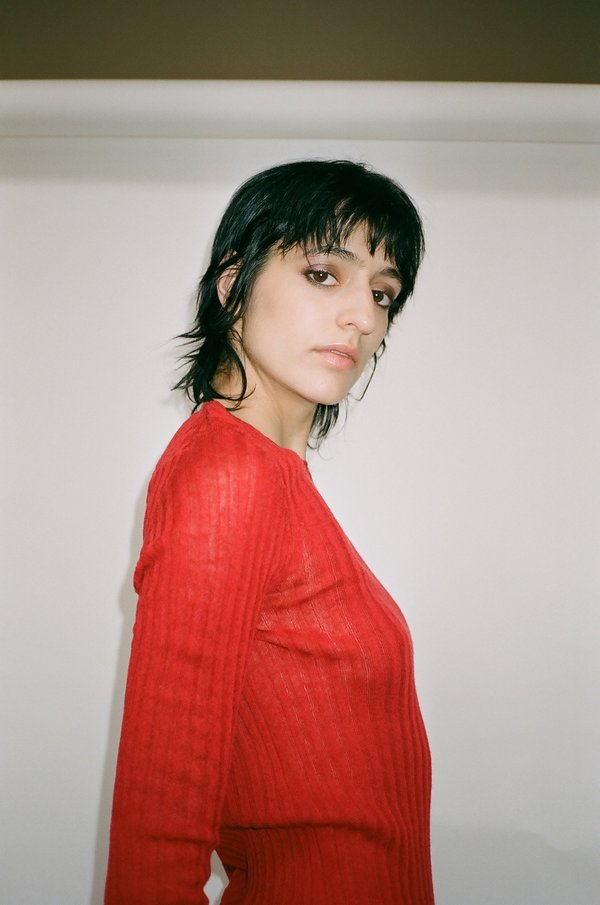 Standard Issue Merino Tulle Top - Red Standard Issue Merino Tulle Top - Red