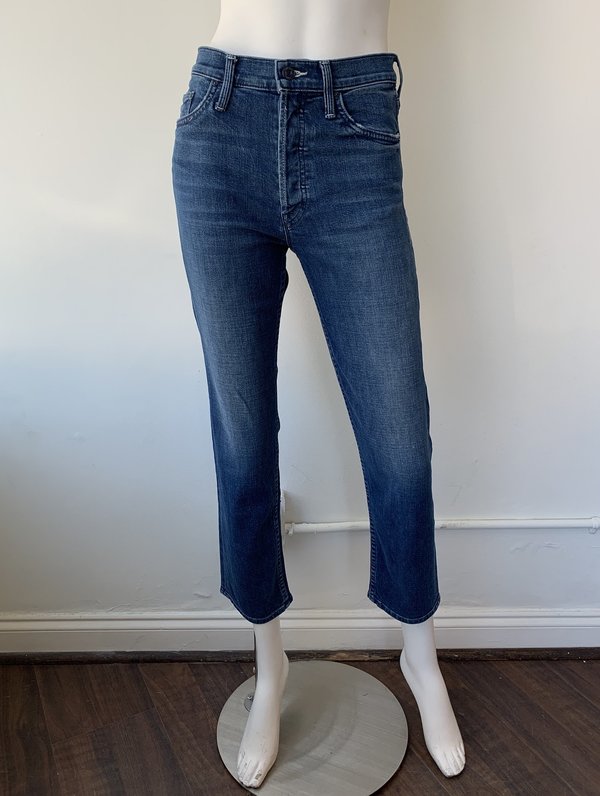 Mother Denim Tomcat Ankle Jean - Three Little Ships Mother Denim Tomcat Ankle Jean - Three Little Ships