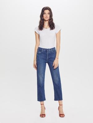 Mother Denim Tomcat Ankle Jean - Three Little Ships Mother Denim Tomcat Ankle Jean - Three Little Ships