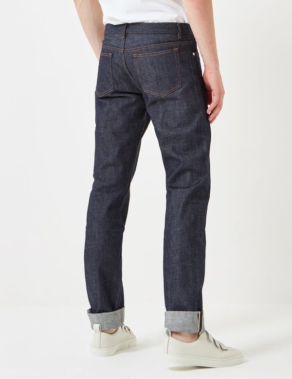 A.P.C. Petit New Standard Slim Tapered Jeans - Indigo Blue A.P.C. Petit New Standard Slim Tapered Jeans - Indigo Blue