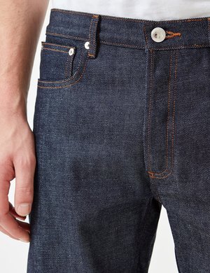 A.P.C. Petit New Standard Slim Tapered Jeans - Indigo Blue A.P.C. Petit New Standard Slim Tapered Jeans - Indigo Blue