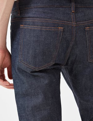 A.P.C. Petit New Standard Slim Tapered Jeans - Indigo Blue A.P.C. Petit New Standard Slim Tapered Jeans - Indigo Blue