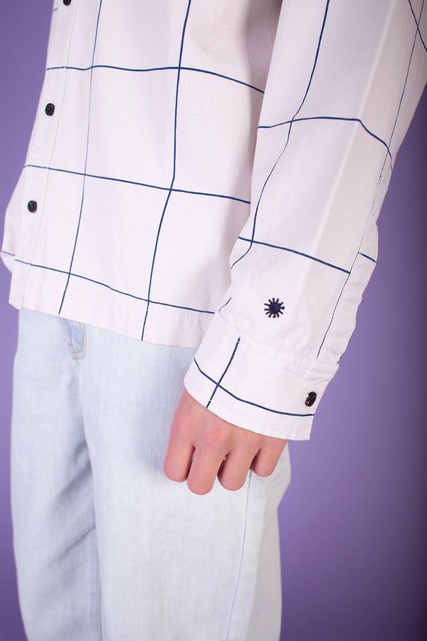 L.F.Markey Sutton Shirt - Windowpane Check L.F.Markey Sutton Shirt - Windowpane Check