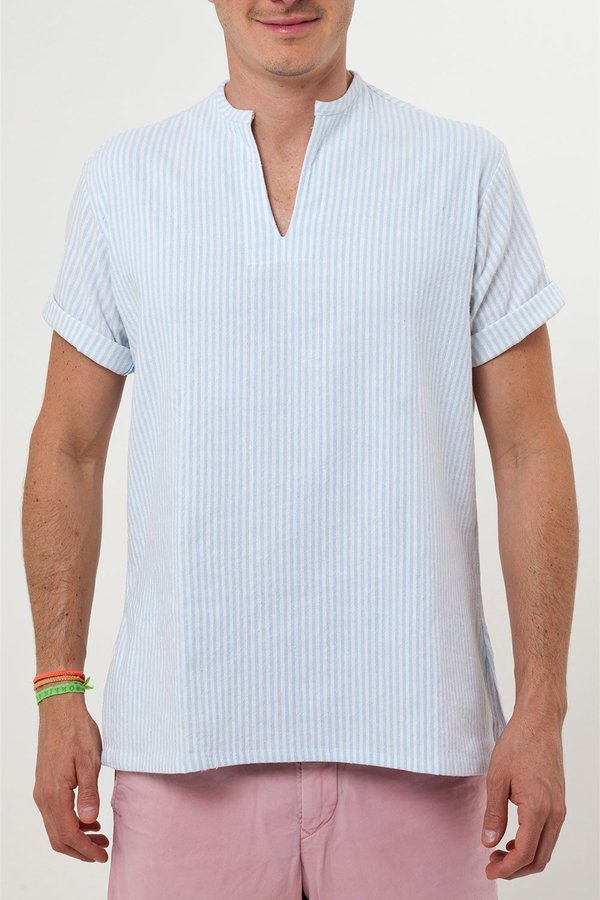Santa Lupita The Riviera Shirt - Light Blue Santa Lupita The Riviera Shirt - Light Blue
