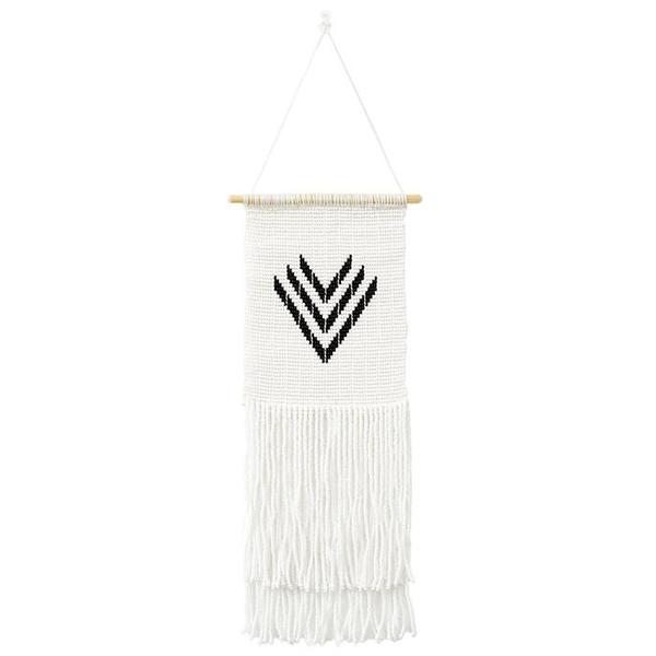 Sidai Designs Small Miniature Multi V Wall Hanging - Black/White Sidai Designs Small Miniature Multi V Wall Hanging - Black/White