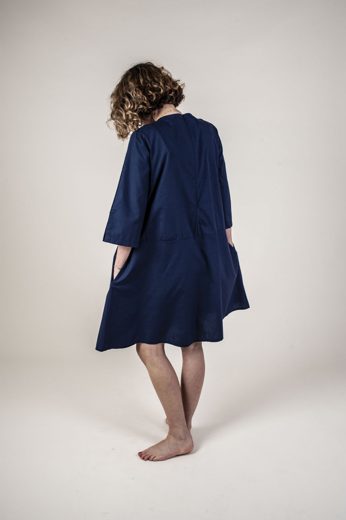 F O L D Tunic - Navy  - Image 2 of 4