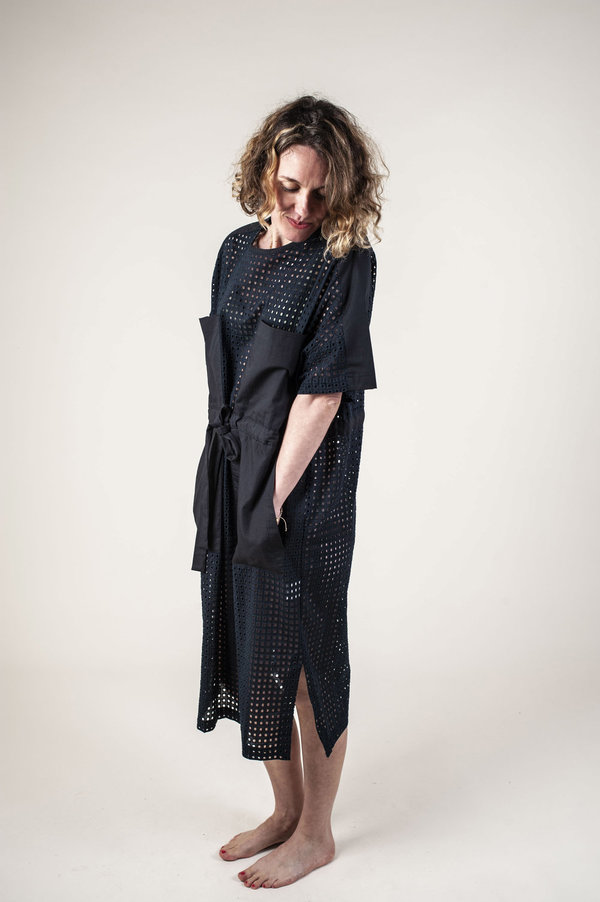 Kloke Agalma Broderie Dress - Ink Kloke Agalma Broderie Dress - Ink