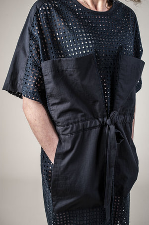 Kloke Agalma Broderie Dress - Ink Kloke Agalma Broderie Dress - Ink