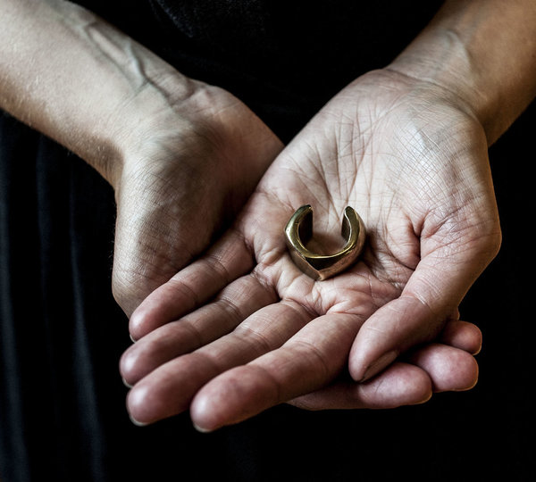 F O L D Pod Ring - BRASS F O L D Pod Ring - BRASS