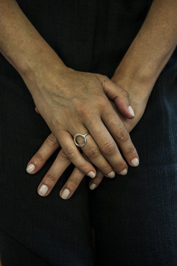 F O L D Circle Ring - Sterling Silver F O L D Circle Ring - Sterling Silver