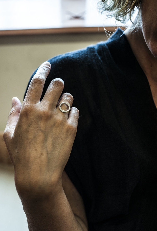 F O L D Circle Ring - Sterling Silver F O L D Circle Ring - Sterling Silver