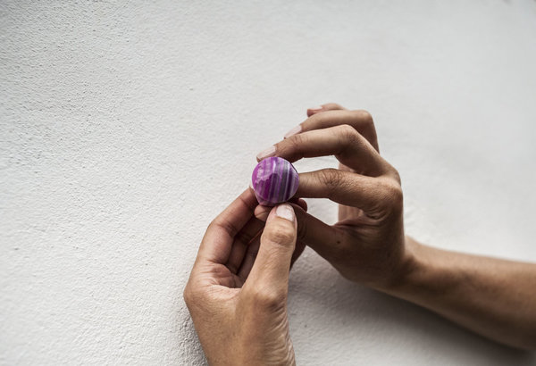 F O L D Swirl Agate Ring - Purple F O L D Swirl Agate Ring - Purple