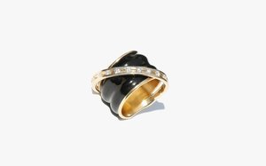 Kindred Black Poirot Black Onyx and Diamond Ring Kindred Black Poirot Black Onyx and Diamond Ring