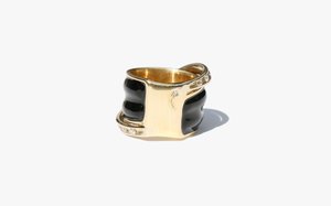 Kindred Black Poirot Black Onyx and Diamond Ring Kindred Black Poirot Black Onyx and Diamond Ring