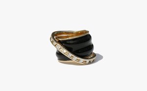 Kindred Black Poirot Black Onyx and Diamond Ring Kindred Black Poirot Black Onyx and Diamond Ring
