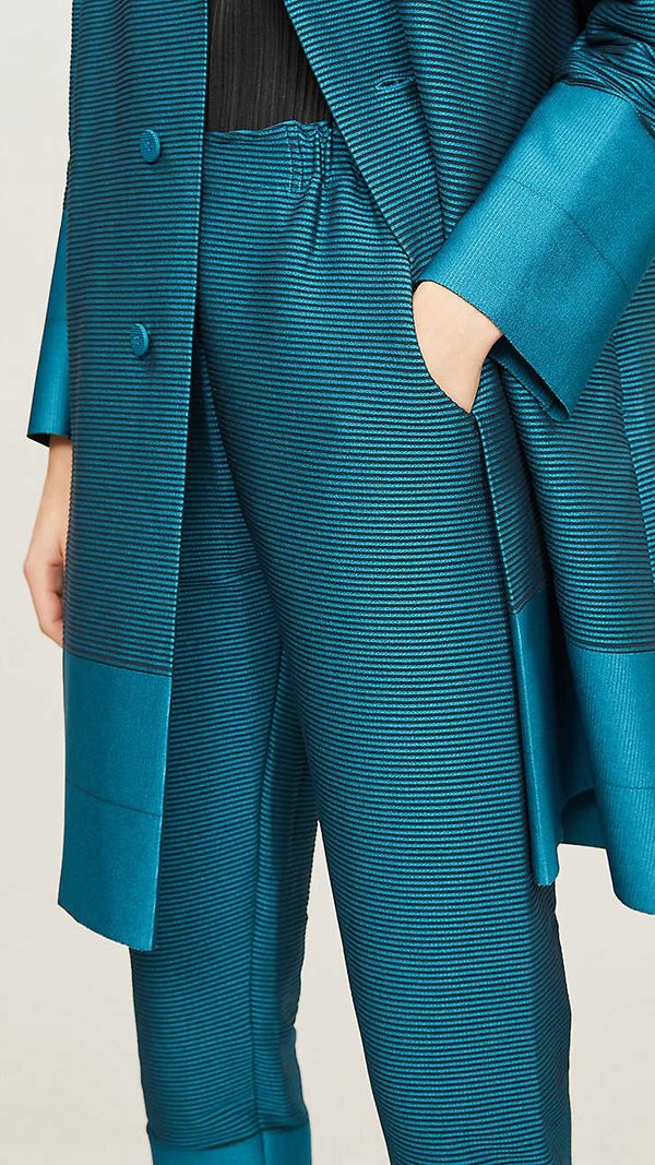 Issey Miyake Cosmic Ripple Jacket - Turquoise Issey Miyake Cosmic Ripple Jacket - Turquoise