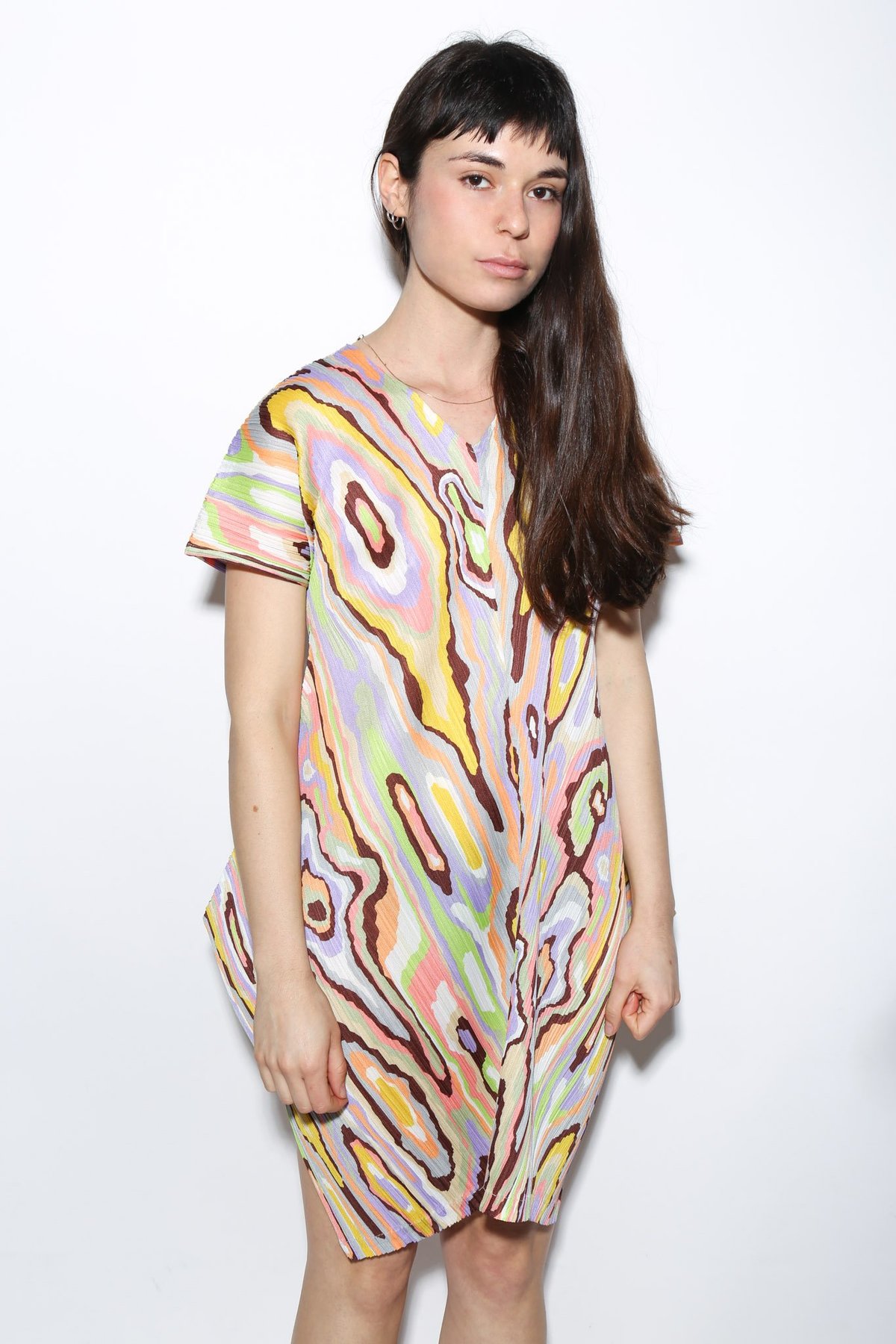 me ISSEY MIYAKE ノースリーブカットソー　MADEINJAPAN 中古・古着通販】me ISSEY MIYAKE (ミーイッセイ ミヤケ) ノースリーブ
