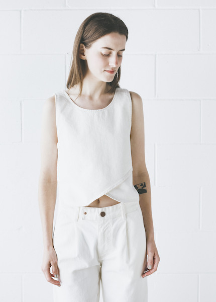 Objects Without Meaning - Crop Top in White Objects Without Meaning - Crop Top in White