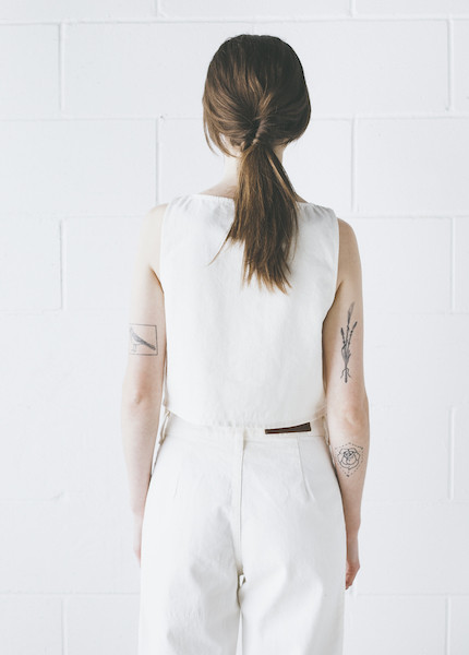 Objects Without Meaning - Crop Top in White Objects Without Meaning - Crop Top in White