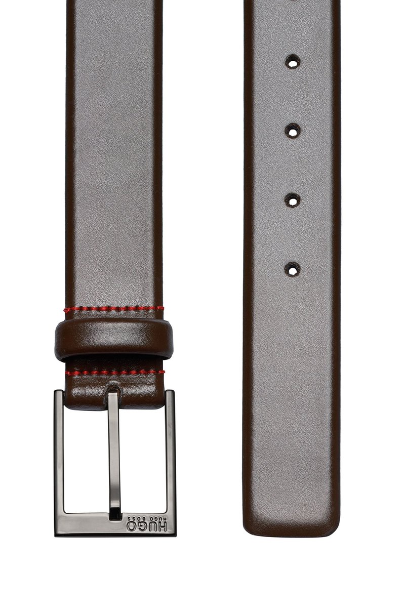 hugo boss brown belt sale