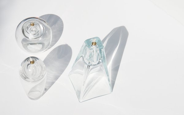Vintage Oil Candle Trio - Clear Glass Vintage Oil Candle Trio - Clear Glass