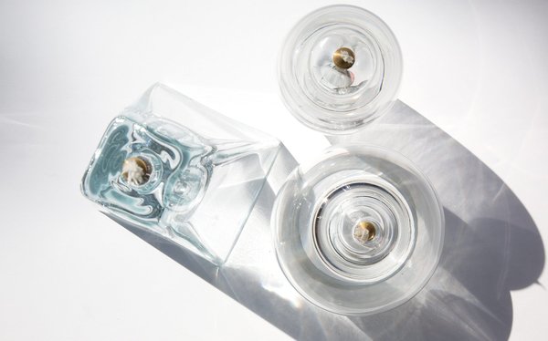 Vintage Oil Candle Trio - Clear Glass Vintage Oil Candle Trio - Clear Glass