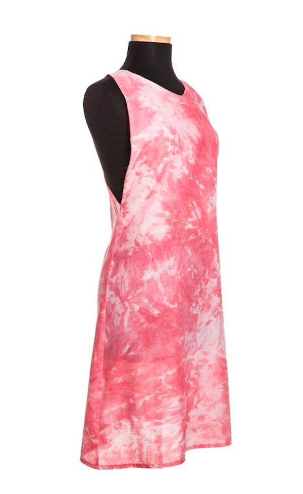 Studio One Eighty Nine Cotton Hand-Batik T-Strap Dress - Pink/Splash Print Studio One Eighty Nine Cotton Hand-Batik T-Strap Dress - Pink/Splash Print
