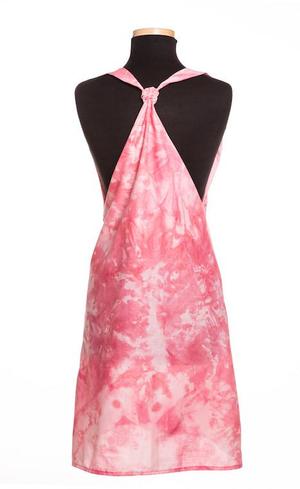 Studio One Eighty Nine Cotton Hand-Batik T-Strap Dress - Pink/Splash Print Studio One Eighty Nine Cotton Hand-Batik T-Strap Dress - Pink/Splash Print