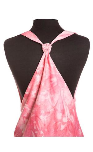 Studio One Eighty Nine Cotton Hand-Batik T-Strap Dress - Pink/Splash Print Studio One Eighty Nine Cotton Hand-Batik T-Strap Dress - Pink/Splash Print