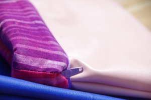 Fashion Rising Collection Vegan Leather Print Hand Batik Medium Carry-All - Violet/Pink Stripe Fashion Rising Collection Vegan Leather Print Hand Batik Medium Carry-All - Violet/Pink Stripe