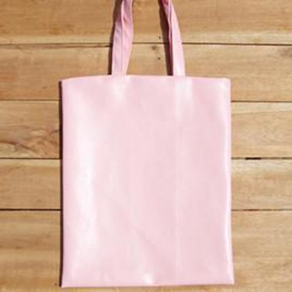 Fashion Rising Collection Vegan Leather Hand-Batik Shopper - Pink Fashion Rising Collection Vegan Leather Hand-Batik Shopper - Pink