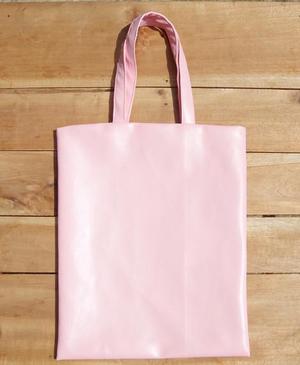 Fashion Rising Collection Vegan Leather Hand-Batik Shopper - Pink Fashion Rising Collection Vegan Leather Hand-Batik Shopper - Pink