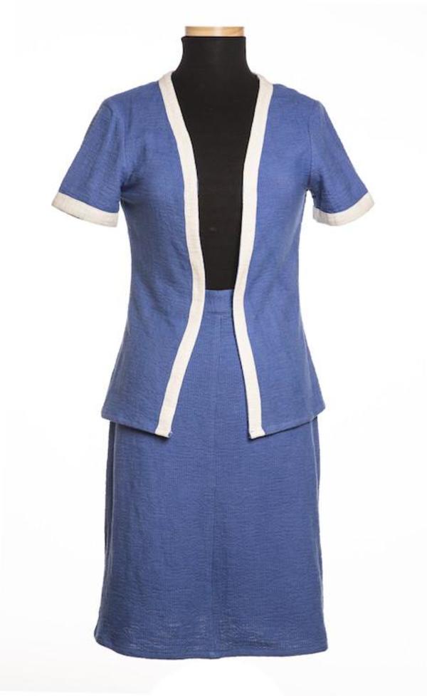 Studio One Eighty Nine Tweed Hand Batik Jacket - Royal Blue Studio One Eighty Nine Tweed Hand Batik Jacket - Royal Blue