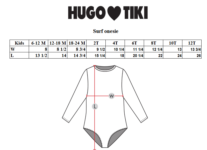Kids Hugo Loves Tiki Fish Surf Onesie Blue Garmentory