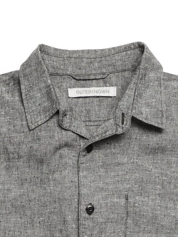 Outerknown Beachcomber S/S Shirt - Pitch Black Outerknown Beachcomber S/S Shirt - Pitch Black
