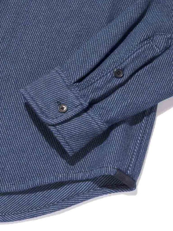 Outerknown Blanket Shirt - Dusty Blue Outerknown Blanket Shirt - Dusty Blue