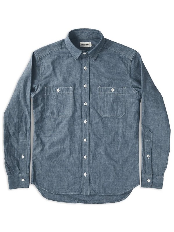 Taylor Stitch California Chambray Shirt - Blue Taylor Stitch California Chambray Shirt - Blue