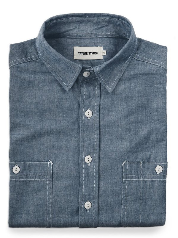 Taylor Stitch California Chambray Shirt - Blue Taylor Stitch California Chambray Shirt - Blue