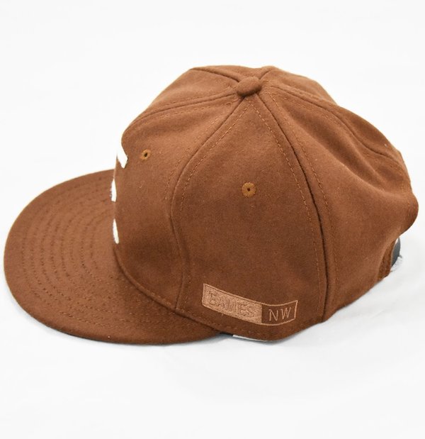 Ebbets Field Flannels x Eames NW 6 Panel Cap - Brown Ebbets Field Flannels x Eames NW 6 Panel Cap - Brown
